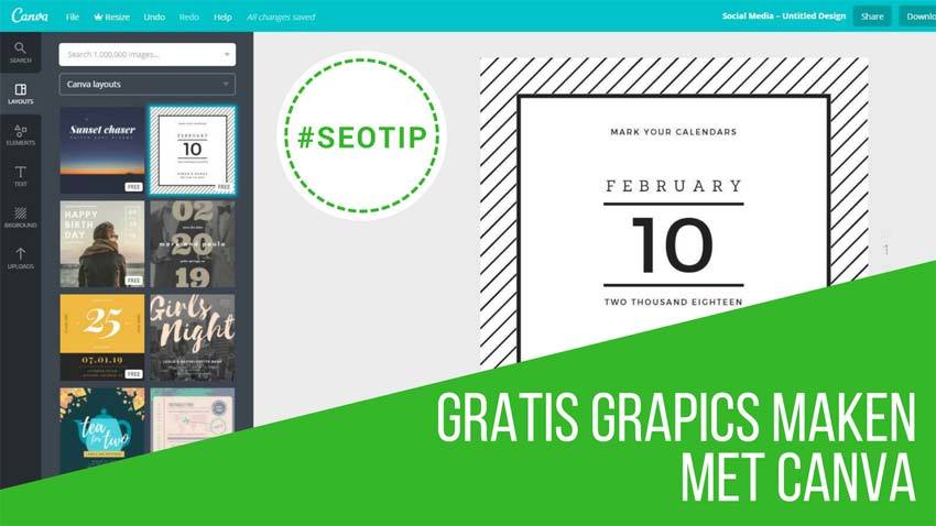 Iedereen kan ontwerpen met Canva (aanrader!)