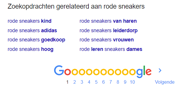 Zoekwoordenondezoek in Google Search